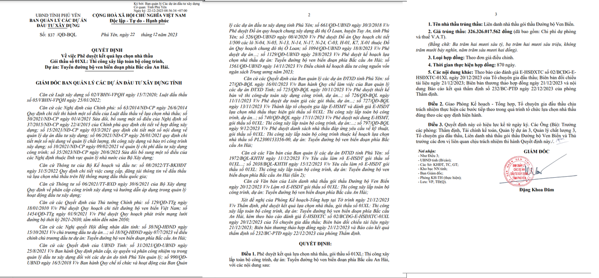 Phú Yên: 1 ngày, Cty Nắng Ban Mai trúng 2 gói thầu xây lắp - Hình 3 Phu Yen: 1 ngay, Cty Nang Ban Mai trung 2 goi thau xay lap-Hinh-3