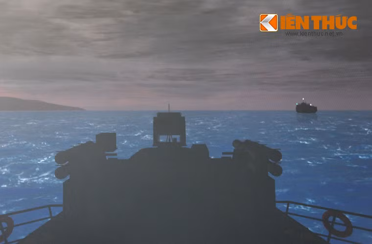 Vào ban đêm, nhờ kí hiệu đèn trên các chủng loại tàu, quan sát bằng mắt sẽ giúp các sĩ quan nhận dạng và có biện pháp tránh va an toàn.