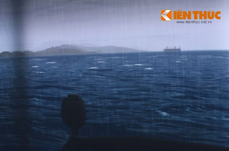 Mô phỏng khi thời tiết bắt đầu trở nên xấu, tầm nhìn hạn chế.