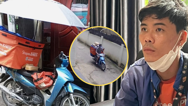 Shipper bi cuop xe hang o TP.HCM duoc ung ho 85 trieu