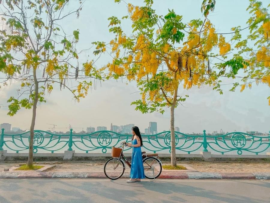 Điều này đã thu hút không ít người tới đây sống ảo. (Ảnh: Thu Phuong Vu)