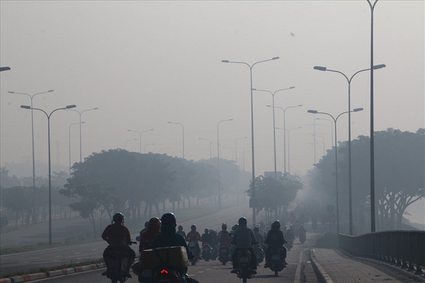 Khi đó, nhiệt độ ban đêm giảm, trời nhiều mây, độ ẩm không khí cao, không có nắng. (Ảnh: Lao động)