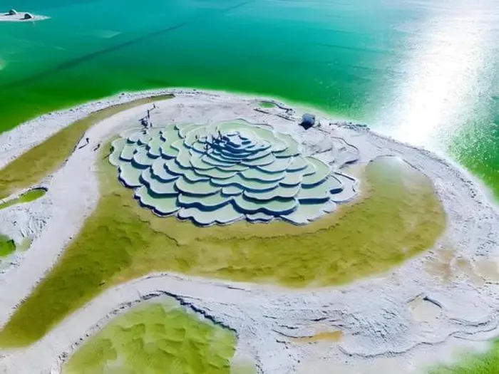 Đây là nguồn tài nguyên kali clorua lớn nhất Trung Quốc, quan trọng cho sản xuất phân kali, đảm bảo an ninh lương thực quốc gia.(Ảnh: DNVN)