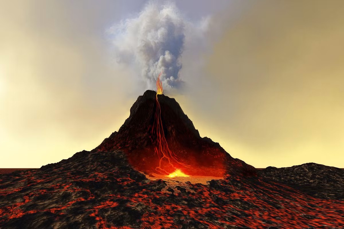 Tuy nhiên, phần lớn các núi lửa trên Trái đất là loại núi lửa hình nón cao (stratovolcano), thường có xu hướng nổ bất chợt khi áp suất khí nóng và dung nham bên trong trở nên quá cao. Việc ném rác vào những ngọn núi lửa này có thể gây ra thảm họa.(Ảnh: ThoughtCo)