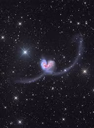 Khí từ các thiên hà bị hút vào tâm, hình thành hàng nghìn tỷ ngôi sao mới và nuôi lớn lỗ đen. (Ảnh: en.namu.wiki)