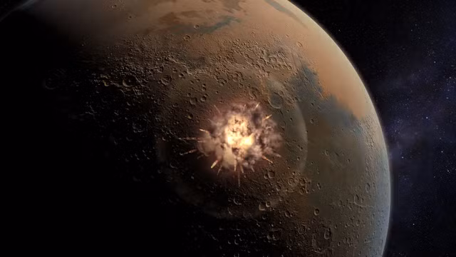 Phát hiện năm 2024 cho thấy thiên thạch chứa hạt Zircon có dấu vết của nước nóng cổ xưa, chứng minh sao Hỏa từng có môi trường thủy nhiệt.(Ảnh: Joe Tucciarone/EOS)