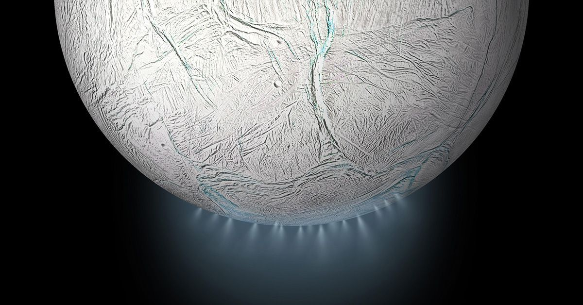 Các thiên thể này bao gồm các mặt trăng của Sao Thổ (Enceladus và Titan), Sao Mộc (Europa, Ganymede, Callisto) và hành tinh lùn Sao Diêm Vương.(Ảnh: UC San Diego Today)