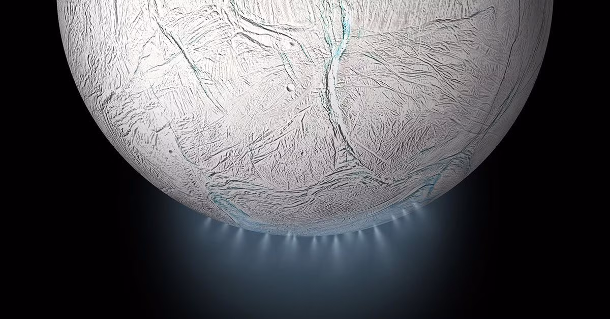 Các thiên thể này bao gồm các mặt trăng của Sao Thổ (Enceladus và Titan), Sao Mộc (Europa, Ganymede, Callisto) và hành tinh lùn Sao Diêm Vương.(Ảnh: UC San Diego Today)