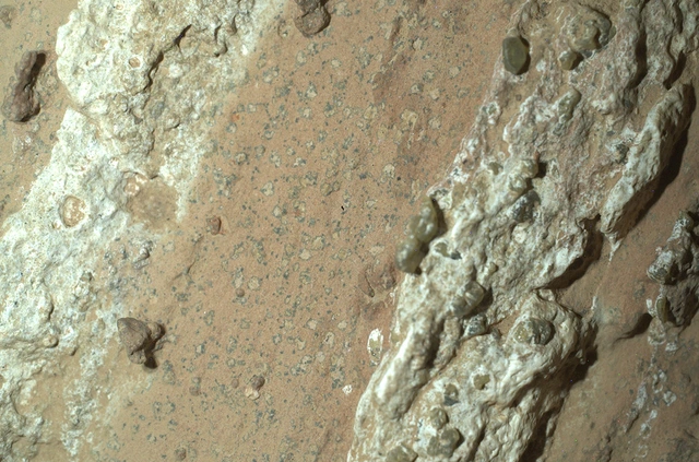 1. Perseverance Rover đã phát hiện dấu hiệu của sự sống vi sinh vật cổ đại trên một khối đá của Sao Hoả. Đây là một trong những khám phá vũ trụ nổi bật trong năm 2024. (Ảnh: NASA).