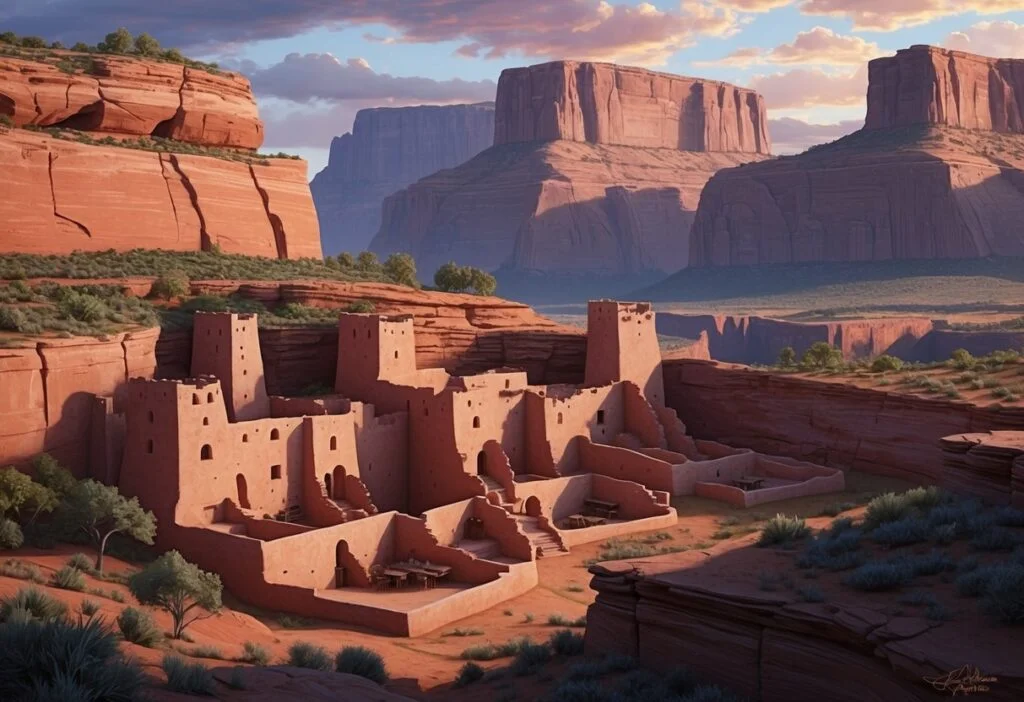 6. Người Anasazi: Xây dựng các công trình đá ở Mỹ, rời bỏ quê hương vì hạn hán, nạn phá rừng, và xung đột nội bộ.(Ảnh: SuchScience)