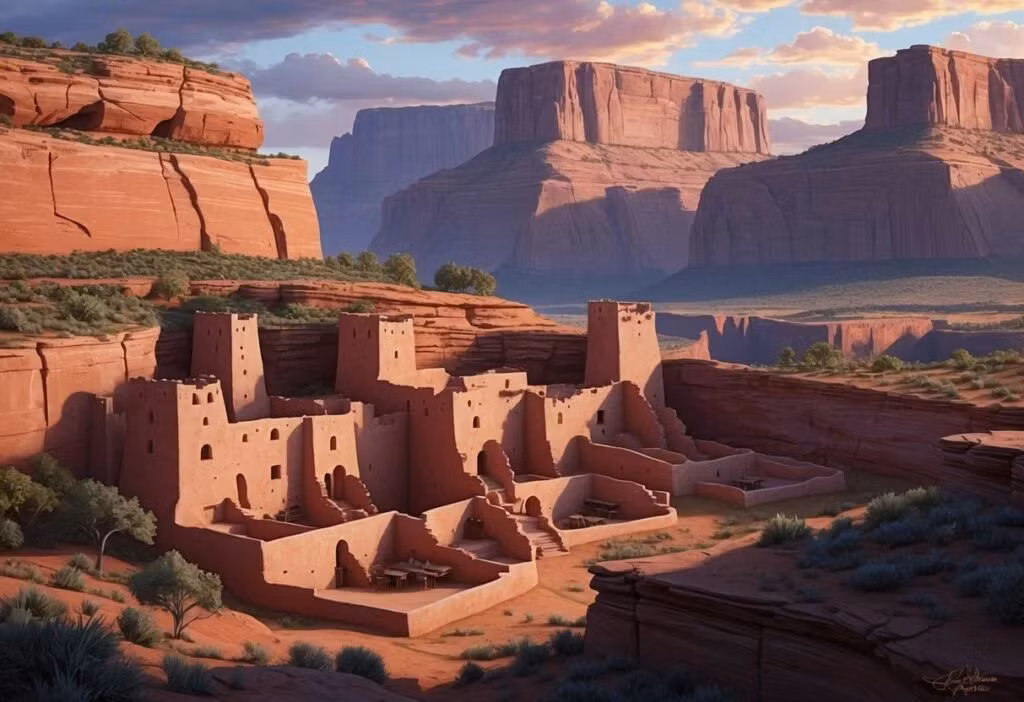 6. Người Anasazi: Xây dựng các công trình đá ở Mỹ, rời bỏ quê hương vì hạn hán, nạn phá rừng, và xung đột nội bộ.(Ảnh: SuchScience)