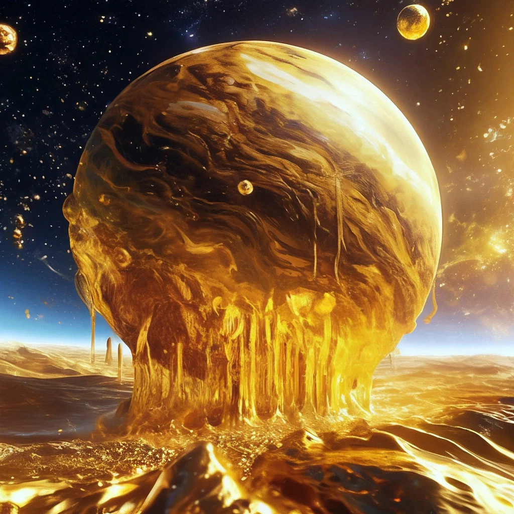 Sự hình thành hành tinh bí ẩn có thể liên quan đến va chạm giữa các vì sao, khi vật chất nóng dần nguội và kết tụ lại thành hành tinh mới.(Ảnh: shedevrum.ai)