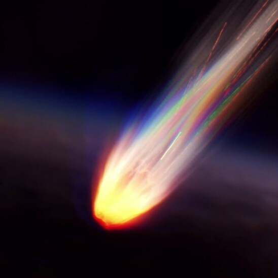 Những phát hiện trước đây cũng chỉ ra rằng đá Trái Đất có thể được tìm thấy trên các thiên thể khác như Mặt Trăng, cho thấy rằng đá có nguồn gốc từ Trái Đất có thể được phóng vào không gian và sau đó quay trở lại. Điều này làm tăng thêm giả thuyết về hành trình kỳ bí của thiên thạch NWA 13188 và câu chuyện về nguồn gốc của nó. (Ảnh: FOCUS online)