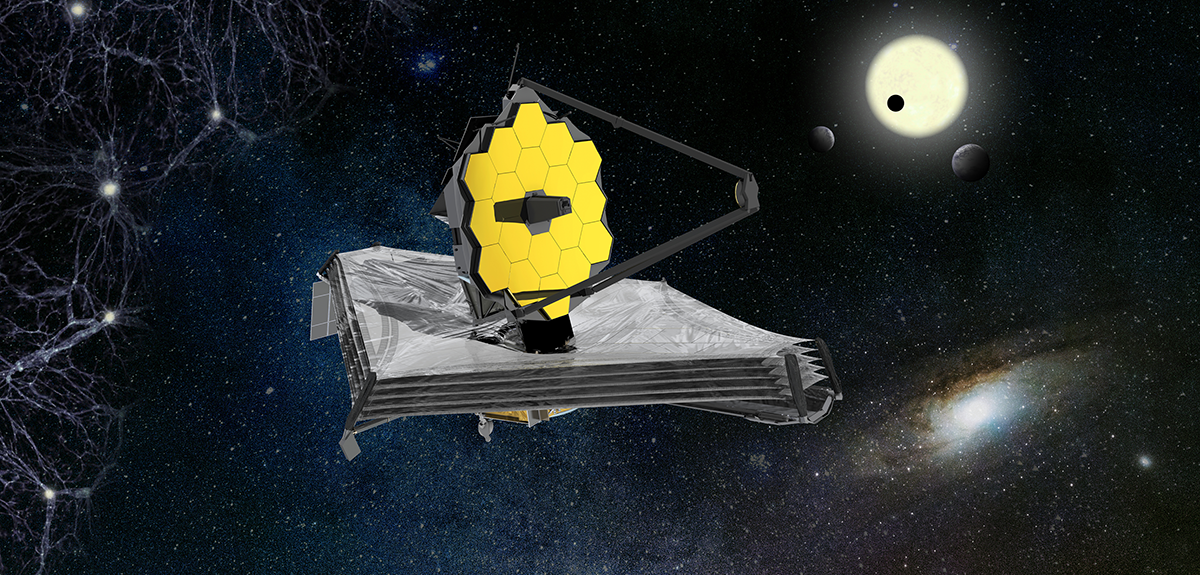 Được phát triển với sự hợp tác của Cơ quan Vũ trụ Châu Âu (ESA) và Cơ quan Vũ trụ Canada (CSA), JWST được kỳ vọng sẽ mở ra một chương mới trong việc khám phá vũ trụ, vượt xa những gì mà Kính viễn vọng Không gian Hubble đã đạt được.(Ảnh: CNRS News)