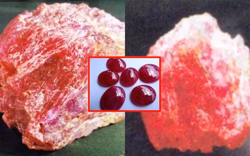 Viên ruby này được đánh giá là viên đá quý lớn nhất từng được khai thác tại Việt Nam đồng thời là viên ruby có chất lượng hàng đầu thế giới. (Ảnh: SHTT&amp;ST)