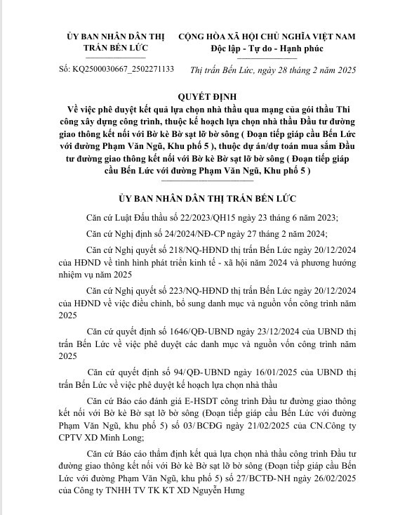 Long An: Công ty Mai Đạt đang làm gì tại Bến Lức? Long An: Cong ty Mai Dat dang lam gi tai Ben Luc?