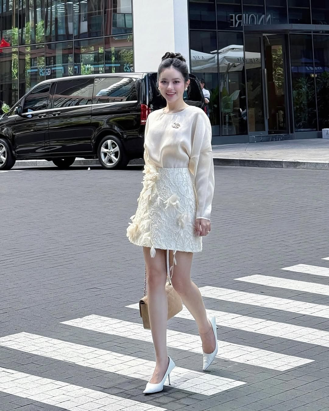 Cô nàng hiện đang là người mẫu tự do, content creator trên mạng xã hội.