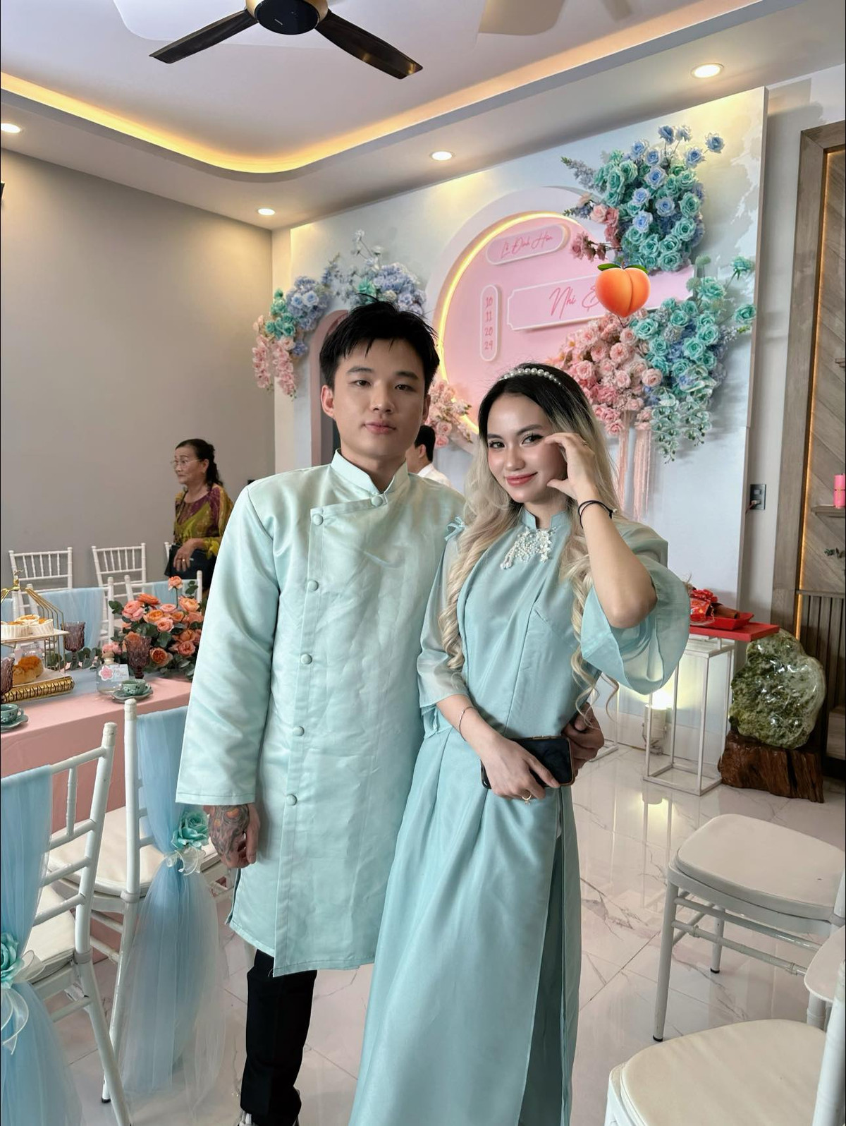 Thiên Ngọc Anh cũng thường đồng hành với bạn trai trong những trận đấu quan trọng.