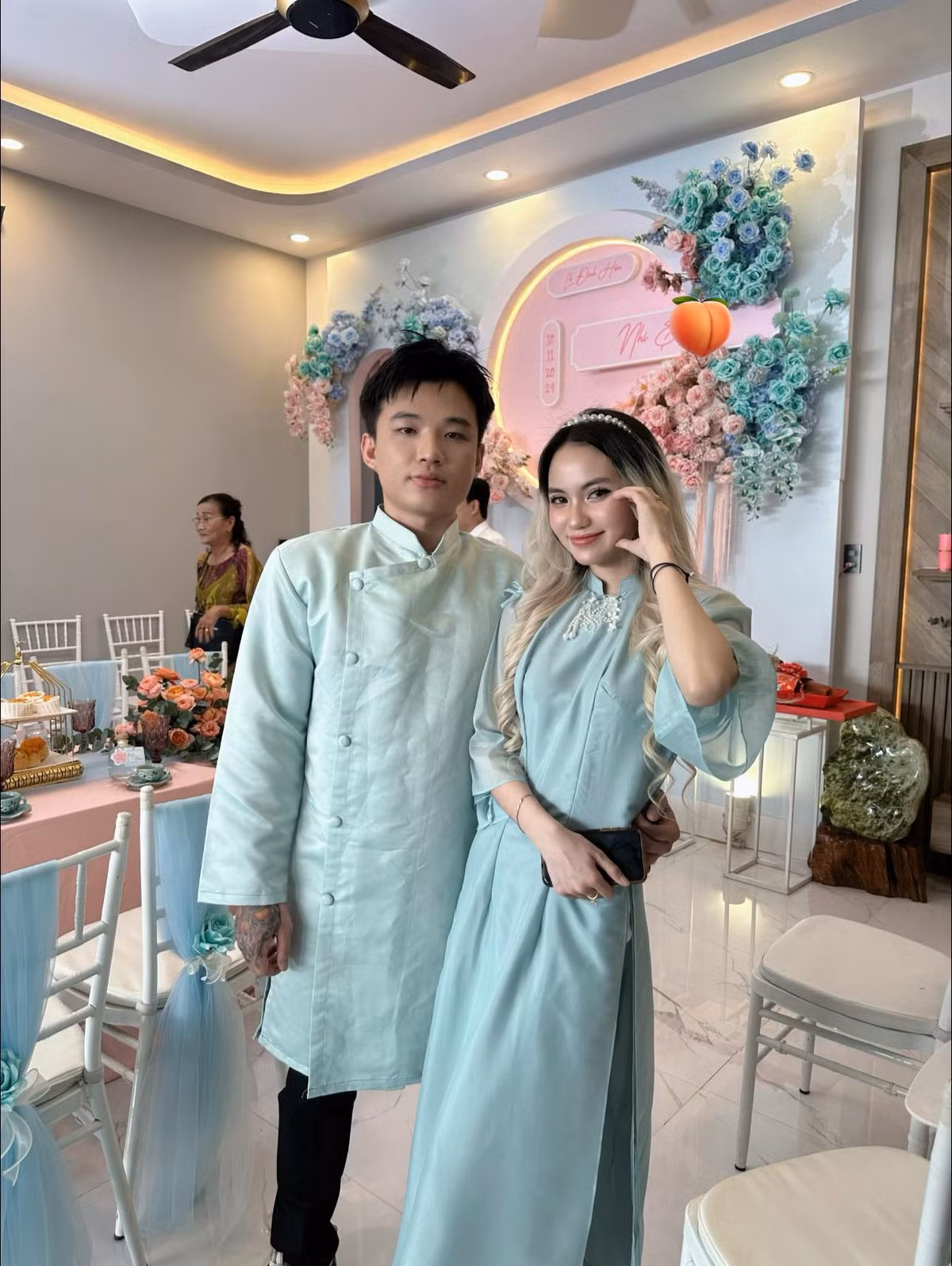 Thiên Ngọc Anh cũng thường đồng hành với bạn trai trong những trận đấu quan trọng.