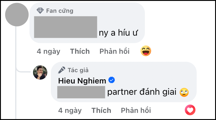 Tuy nhiên anh chàng đã nhanh chóng phủ nhận thông tin có người yêu mới. Ở phần bình luận, một dân mạng hỏi thẳng rằng: “Người yêu anh Hiếu ư?” và streamer giàu nhất Việt Nam trả lời: “Đồng đội đánh giải”.