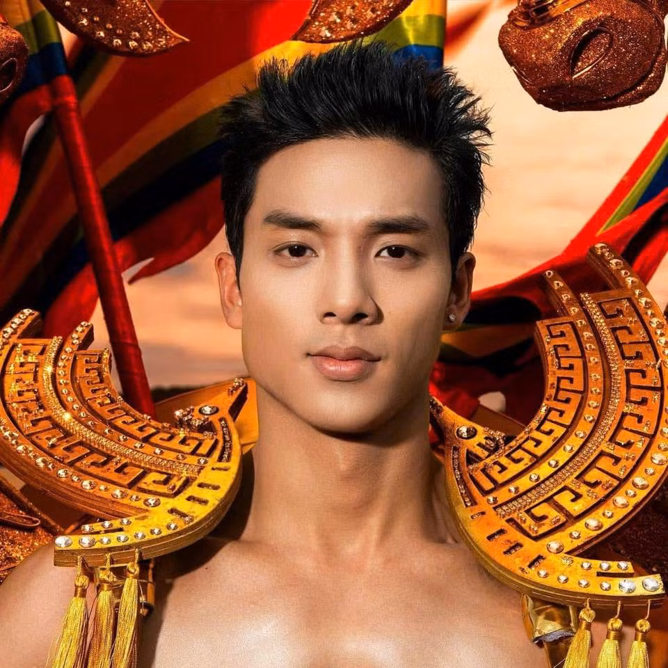 Anh sở hữu chiều cao ấn tượng 1m88, nặng 75 kg. (Ảnh: Mister Tourism World)
