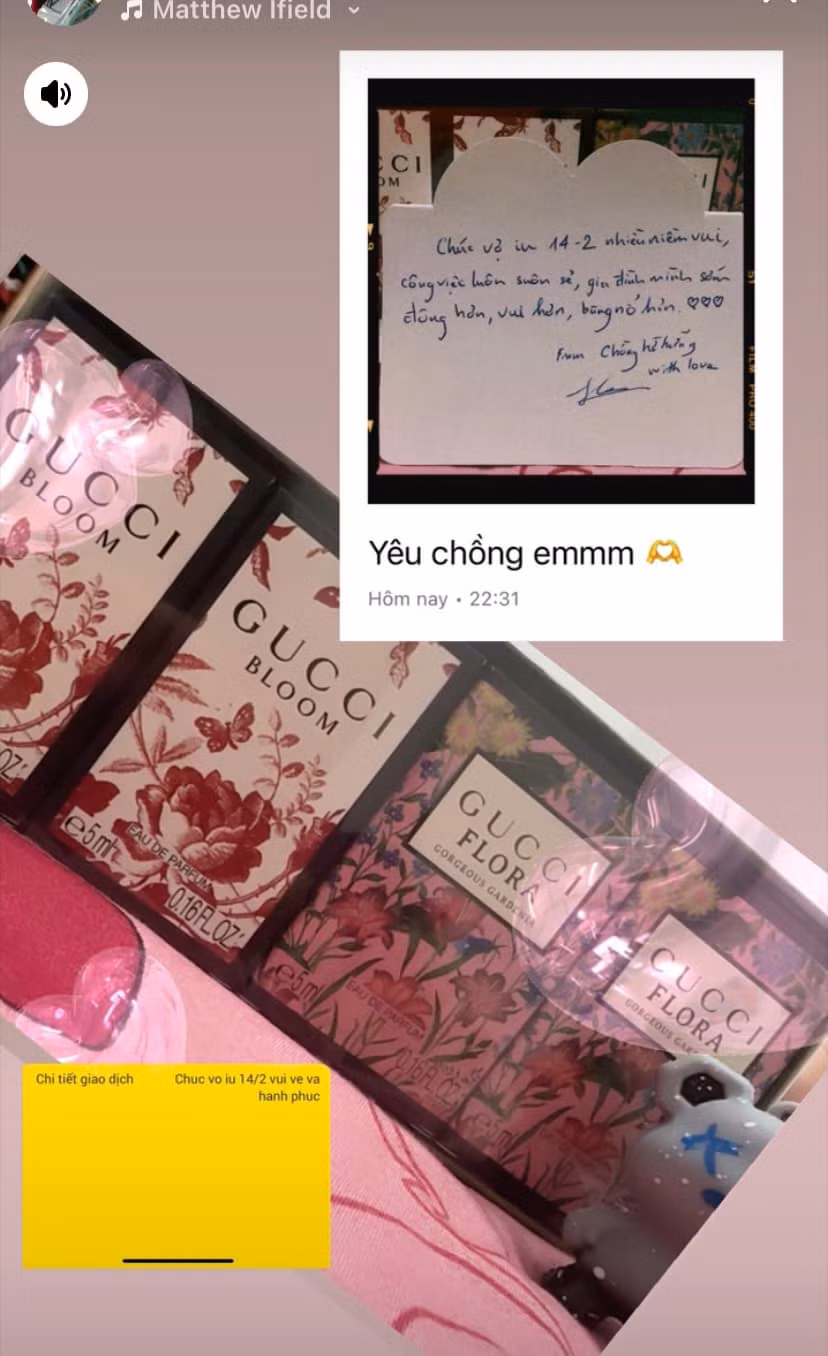 Nhiều chị em còn tranh thủ khoe quà, đồng thời "flex" người thương một cách khéo léo, tinh thế.