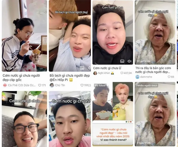 Người người nhà nhà hỏi han nhau "cơm nước gì chưa"