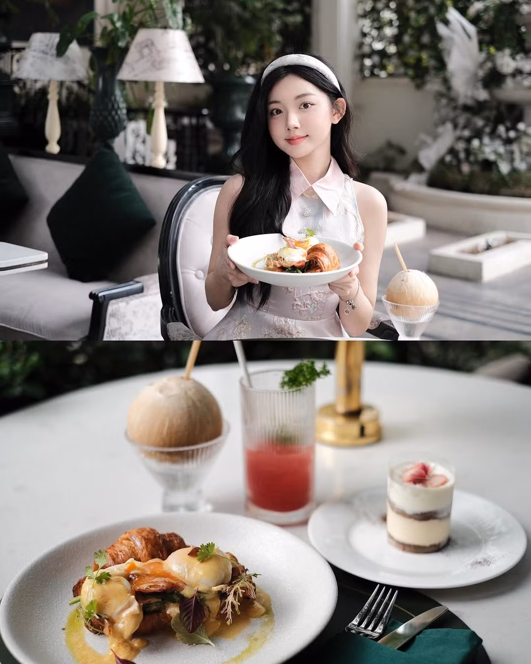 Mới đây, cô nàng vừa đăng tải loạt ảnh đi "trà chiều" với giao diện "ngoan xinh yêu" khiến nhiều người không thể rời mắt.