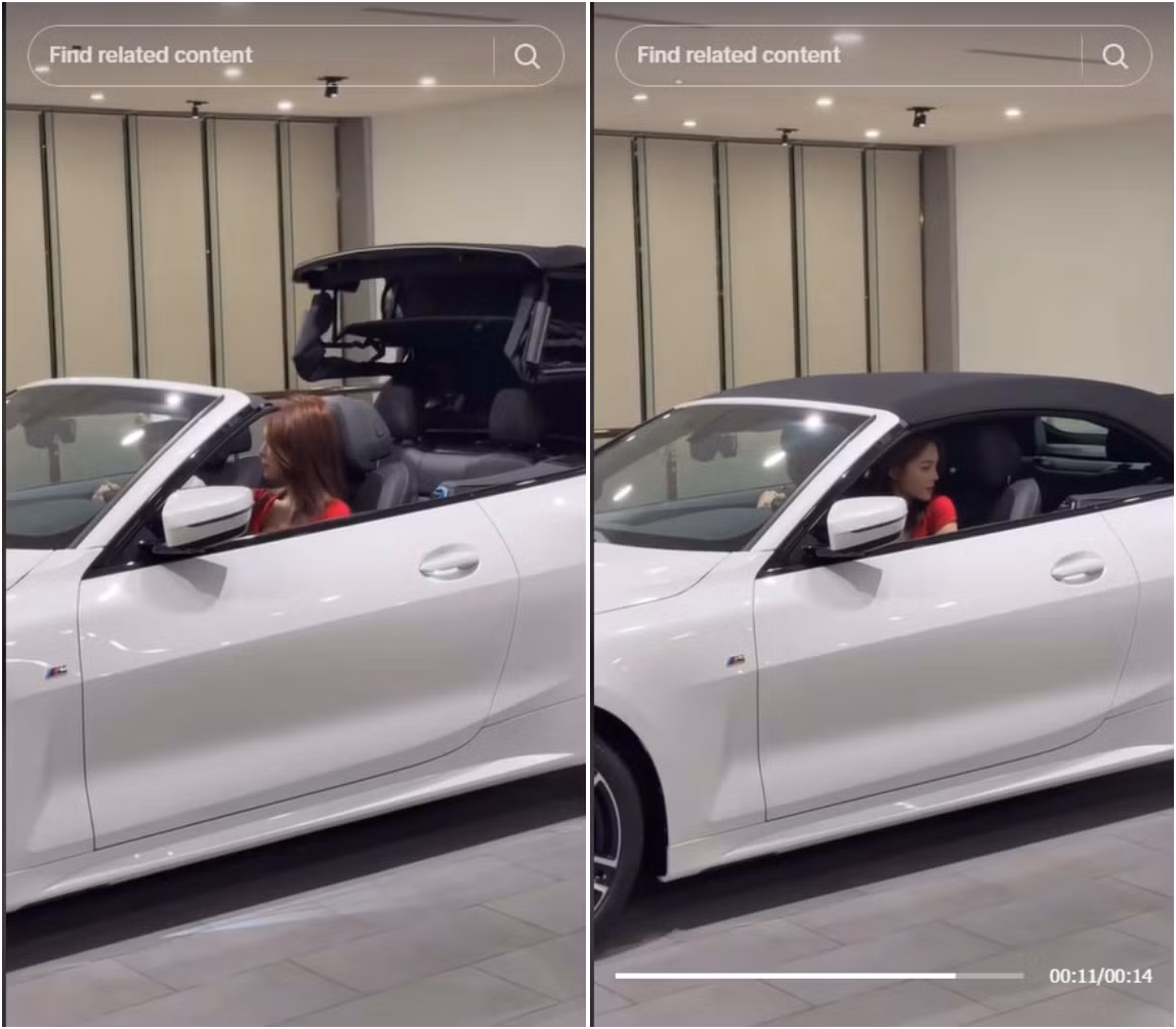 Chiếc xe xuất hiện trong video của hãng xe Mercedes. Được biết giả chiếc xe này cũng lên tới hàng tỷ đồng.