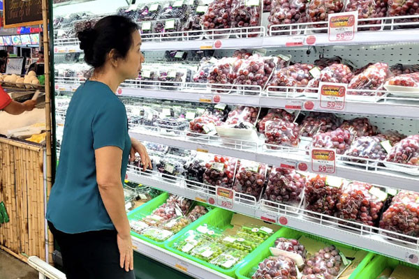 Nho Trung Quốc siêu rẻ, giá bằng nửa hàng nhập khẩu từ Mỹ, Úc Nho Trung Quoc sieu re, gia bang nua hang nhap khau tu My, Uc