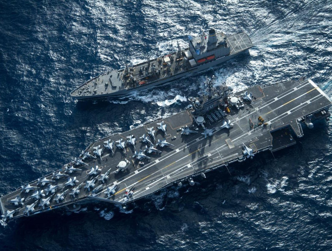 Nhưng tàu sân bay Mỹ có thể tập hợp lực lượng tấn công gồm 30 máy bay, tiêu diệt một số tàu hộ tống của Trung Quốc. Để tiêu diệt tàu sân bay Trung Quốc, phía Mỹ sẽ cần phải phát động cuộc tấn công thứ hai.