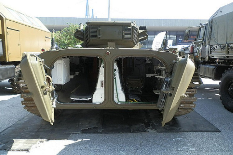 Phiên bản nâng cấp của BMP-1 có tên BMP 2+ do công ty Terem-Ivaylo phát triển và được trang bị module chiến đấu tiên tiến Stilet do Ukraine tự chế tạo. Ảnh: pan.bg