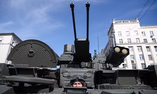 Xe chiến đấu hộ vệ tăng Terminator của Nga sẽ được trang bị đạn thông minh. Ảnh: TASS.