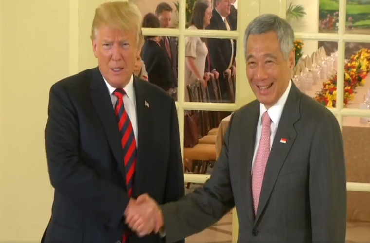 Đồng thời, Tổng thống Trump đã gửi lời cảm ơn Singapore vì sự hiếu khách và thân thiện của nước này. Ảnh chụp màn hình.