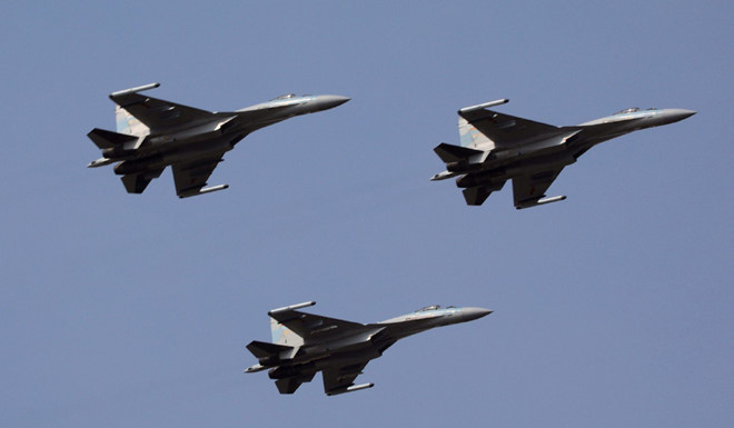 Chiến đấu cơ của Không quân Trung Quốc: Ảnh: Không quân Trung Quốc.