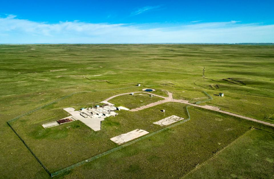 Bãi thử tên lửa đạn đạo liên lục địa đã ngừng hoạt động gần Meriden, Wyoming.