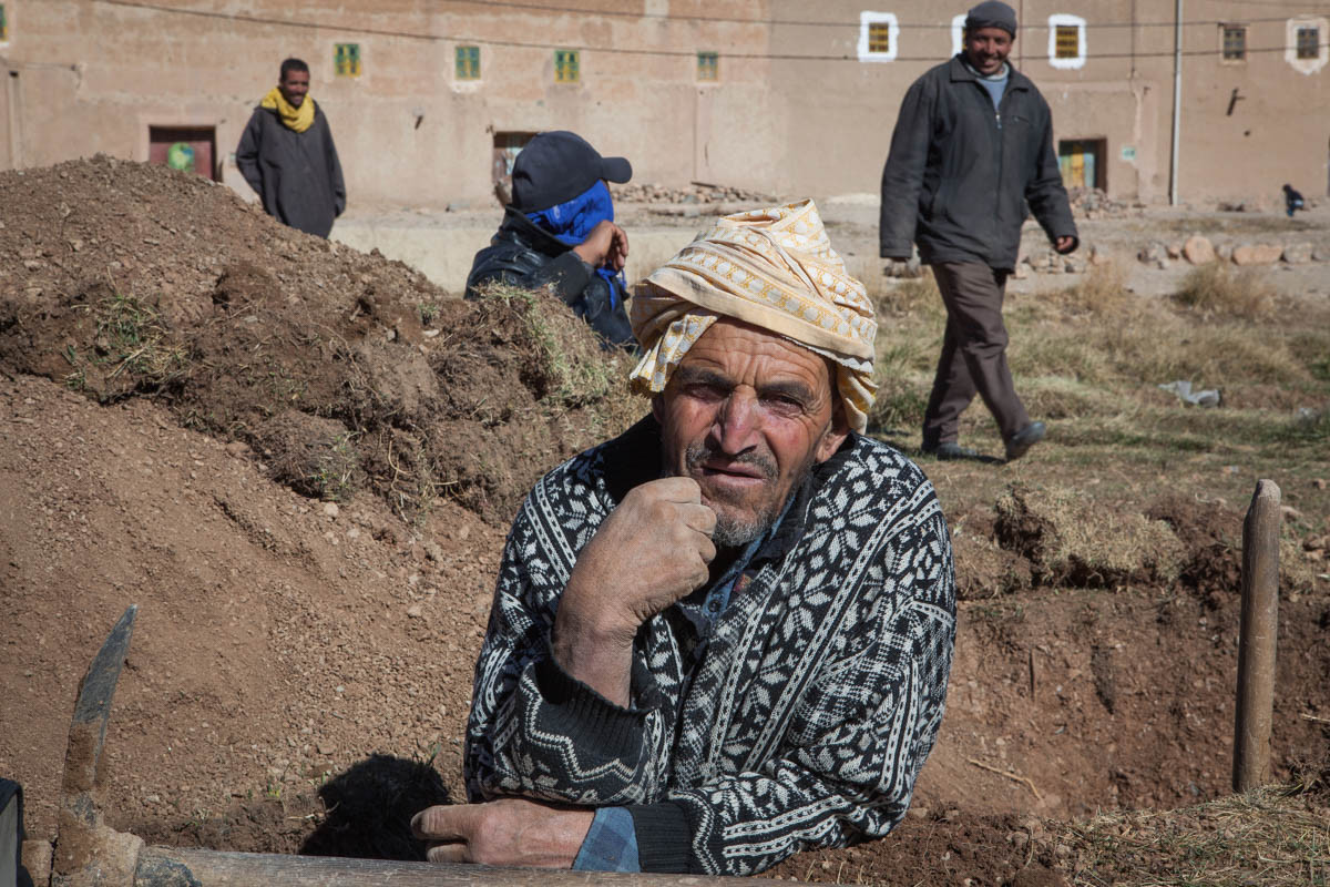 Ông Ali Ozaani, 68 tuổi, từng may mắn sống sót trong một vụ tai nạn ở mỏ muối nơi ông làm việc năm 2004.