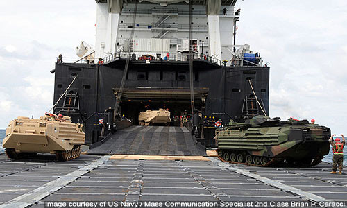 Loại phương tiện đổ bộ tấn công này hiện đang phục vụ trong Thủy quân lục chiến Mỹ và quân đội nhiều nước trên thế giới trong đó có Đài L Loan. Ảnh: army-technology.com