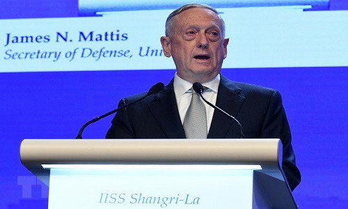 Bộ trưởng Quốc phòng Mỹ James Mattis.