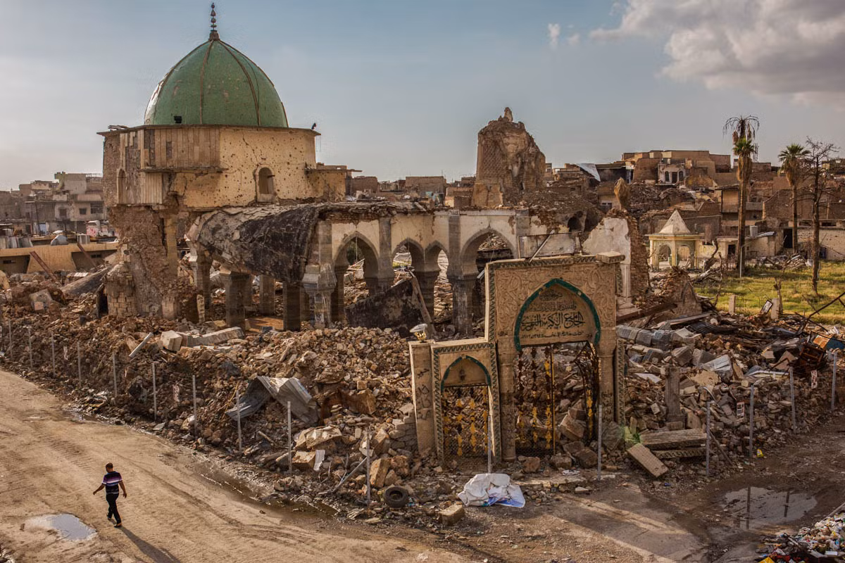 Nhà thờ Al-Nuri đã bị phiến quân IS cho nổ tung vào hồi tháng 6/2017.