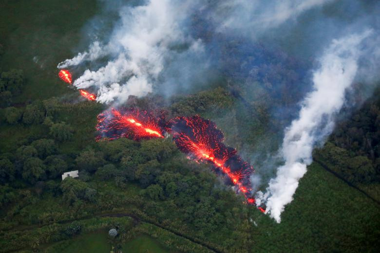 Đầu tháng 5/2018, núi lửa Kilauea ở Hawaii, Mỹ, bắt đầu phun trào khiến hàng chục nghìn người phải sơ tán.