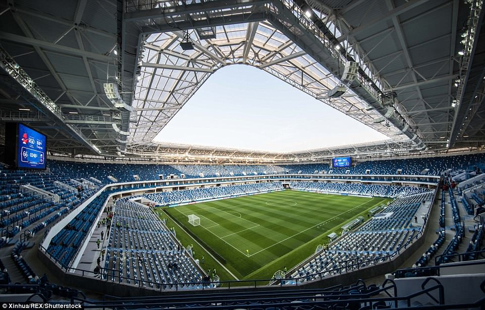 Được biết, sân Kaliningrad sẽ diễn ra 4 trận đấu vòng bảng gồm: Croatia - Nigeria, Serbia - Thụy Sỹ, Tây Ban Nha - Morocco, Anh - Bỉ.