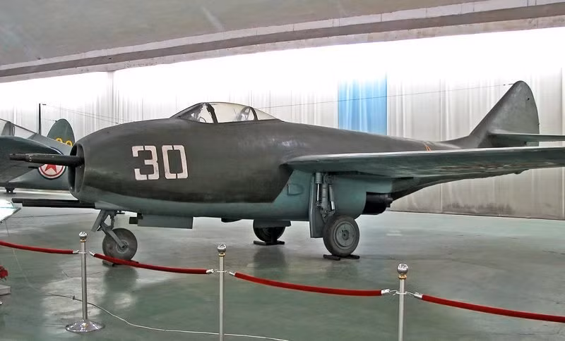 MiG-9 là tiêm kích đầu tiên trong dòng tiêm kích MiG sử dụng động cơ phản lực. Chuyến bay đầu tiên của nó được thực hiện vào năm 1946. Hai năm sau đó, 608 chiếc MiG-9 đã được sản xuất.