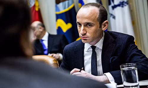 Cố vấn các vấn đề kinh tế của Tổng thống Trump - Stephen Miller. (Ảnh: Getty)