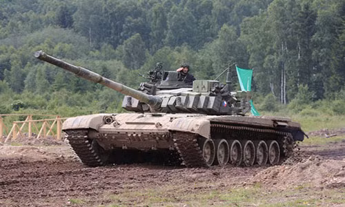 Xe tăng T-72M4 của Quân đội Czech. Ảnh: AR.