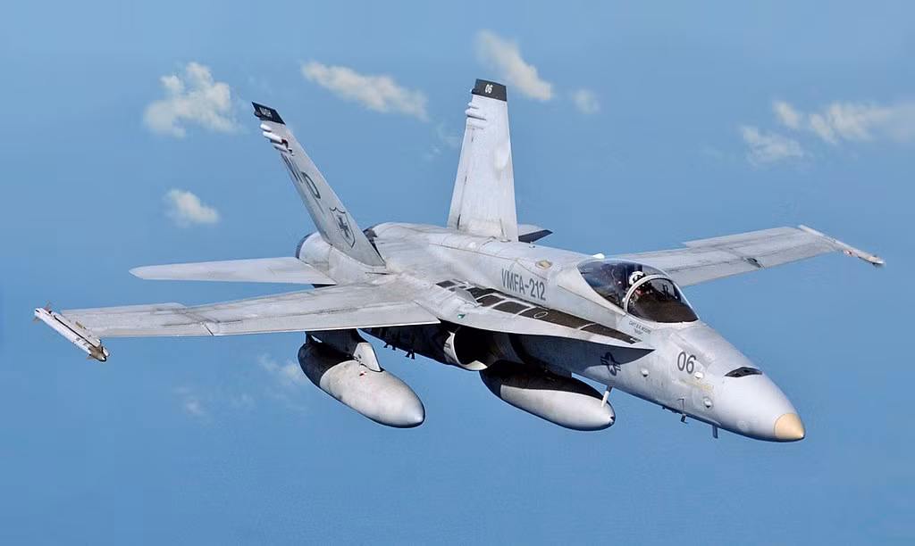 Super Hornet bao gồm 2 phiên bản là F/A-18E một chỗ và F/A-18F hai chỗ. Ảnh: Wikipedia.