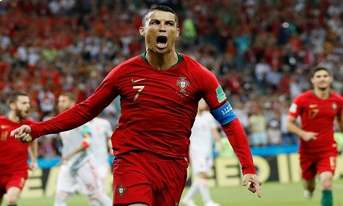 Cầu thủ Cristiano Ronaldo. Ảnh: AP.
