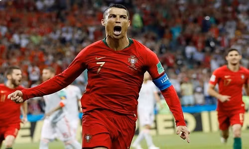 Cầu thủ Cristiano Ronaldo. Ảnh: AP.