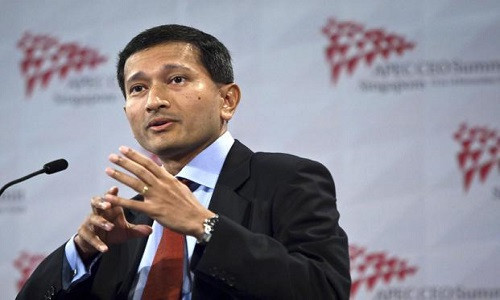 Bộ trưởng Ngoại giao Singapore Vivian Balakrishnan. Ảnh: Straits Times.