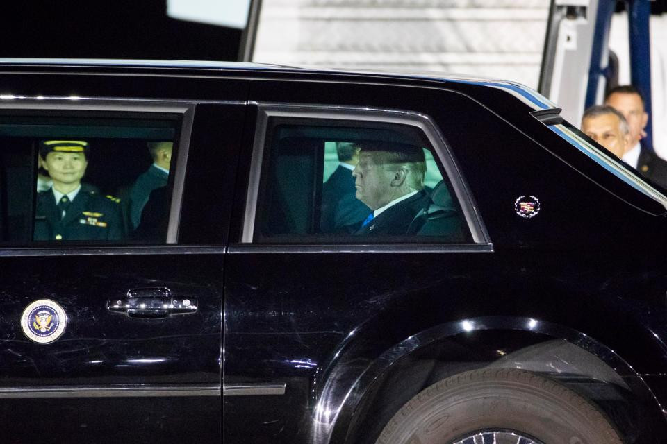 Được biết, Tổng thống Trump sẽ có cuộc gặp với Thủ tướng Singapore Lý Hiển Long trong ngày 11/6, một ngày trước khi có cuộc gặp thượng đỉnh với nhà lãnh đạo Triều Tiên Kim Jong-un. Ảnh: EPA.